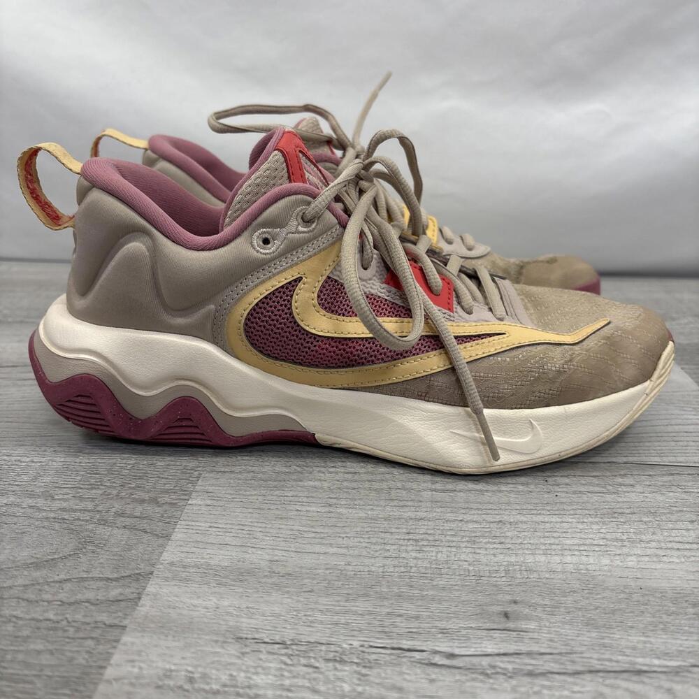 Nike Giannis Immortality 3 Sneakers Mens 8 Fossil Stone Gold DZ7533-200